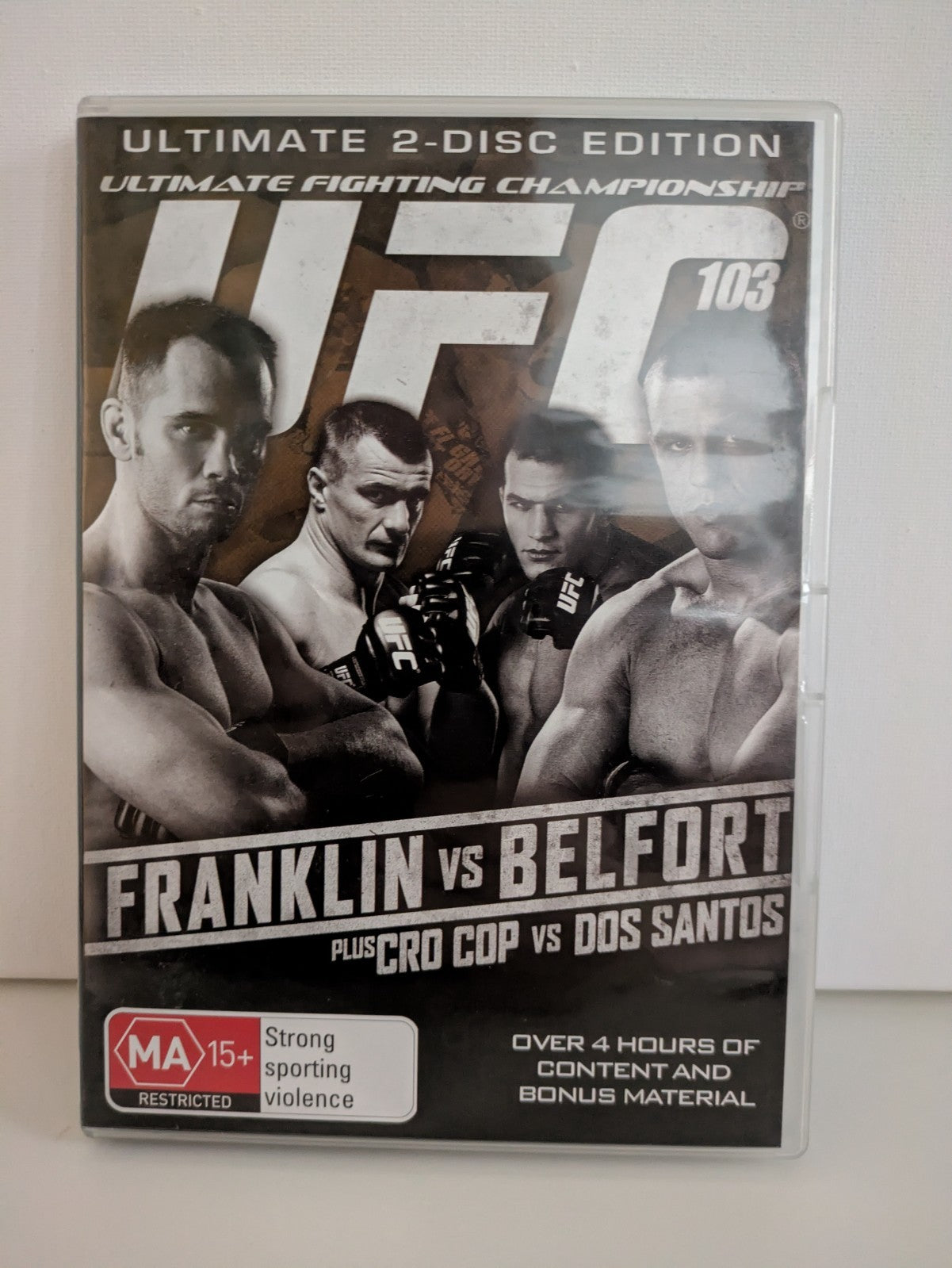 UFC 103 The Ultimate Fighting Championship Franklin vs Belfort DVD Retro Exchange Australia