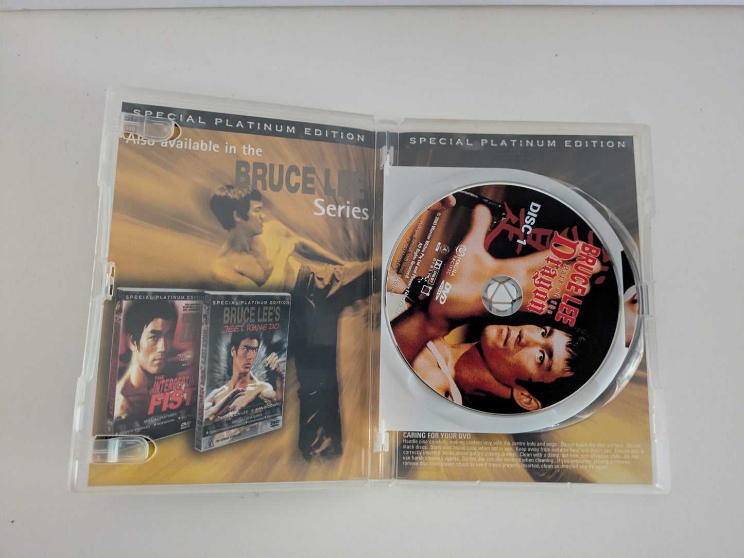 Path of the Dragon Bruce Lee 2 Disc R4 DVD Retro Exchange Australia