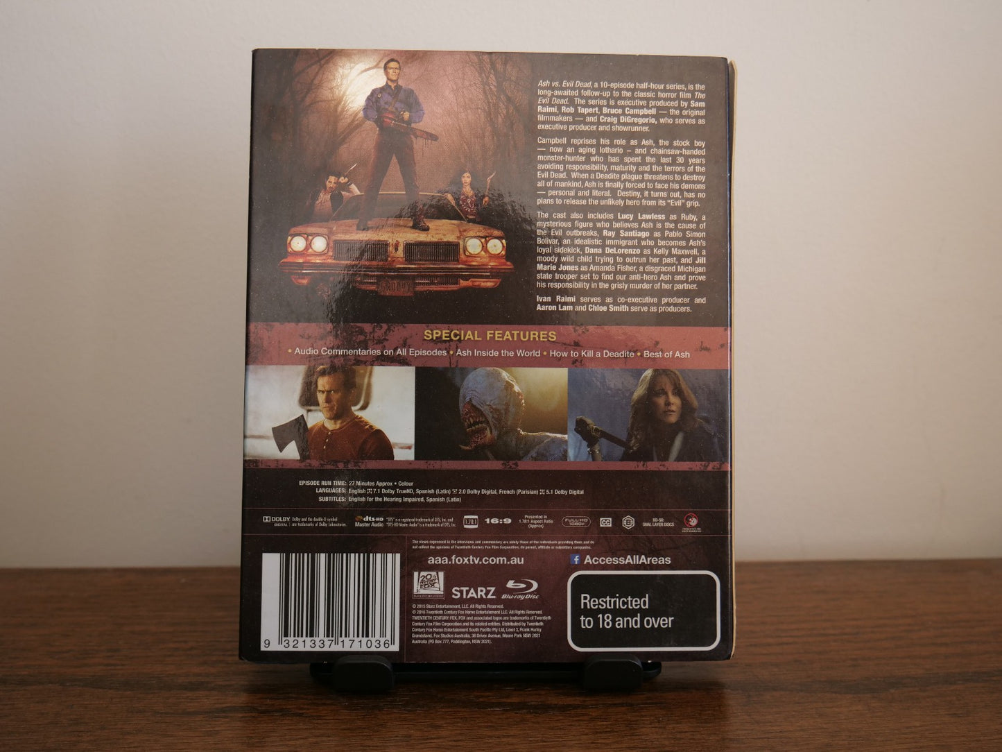 Ash Vs Evil Dead : Season 1 (Blu-ray, 2015) With Slip Case Horror DVD RetroExchange Australia