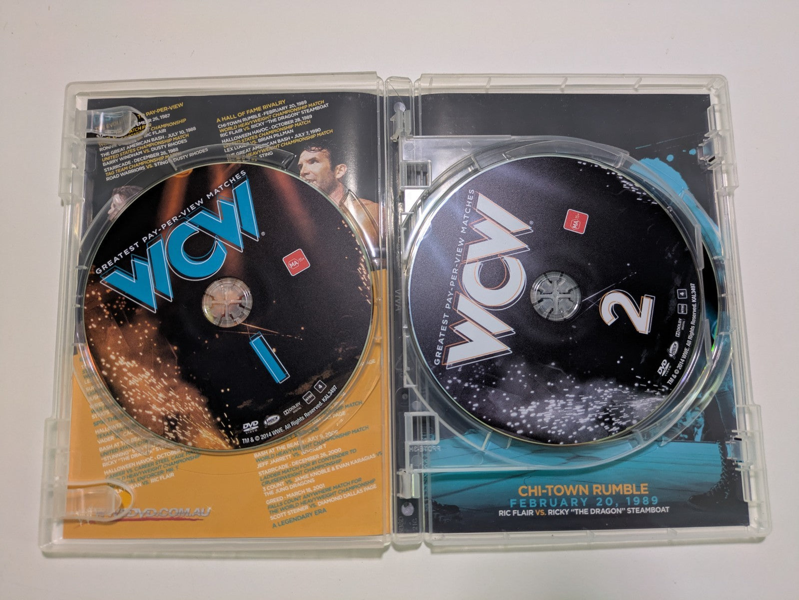 WCW Greatest Pay-Per-View Matches: Vol 1 DVD 2014 3-Disc Set) Region 4 Retro Exchange Australia