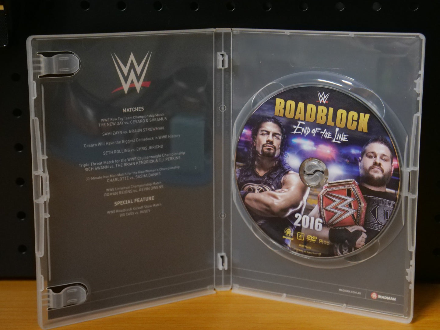WWE Roadblock: End Of The Line (2016) DVD Wrestling Region 4 Retro Exchange Australia