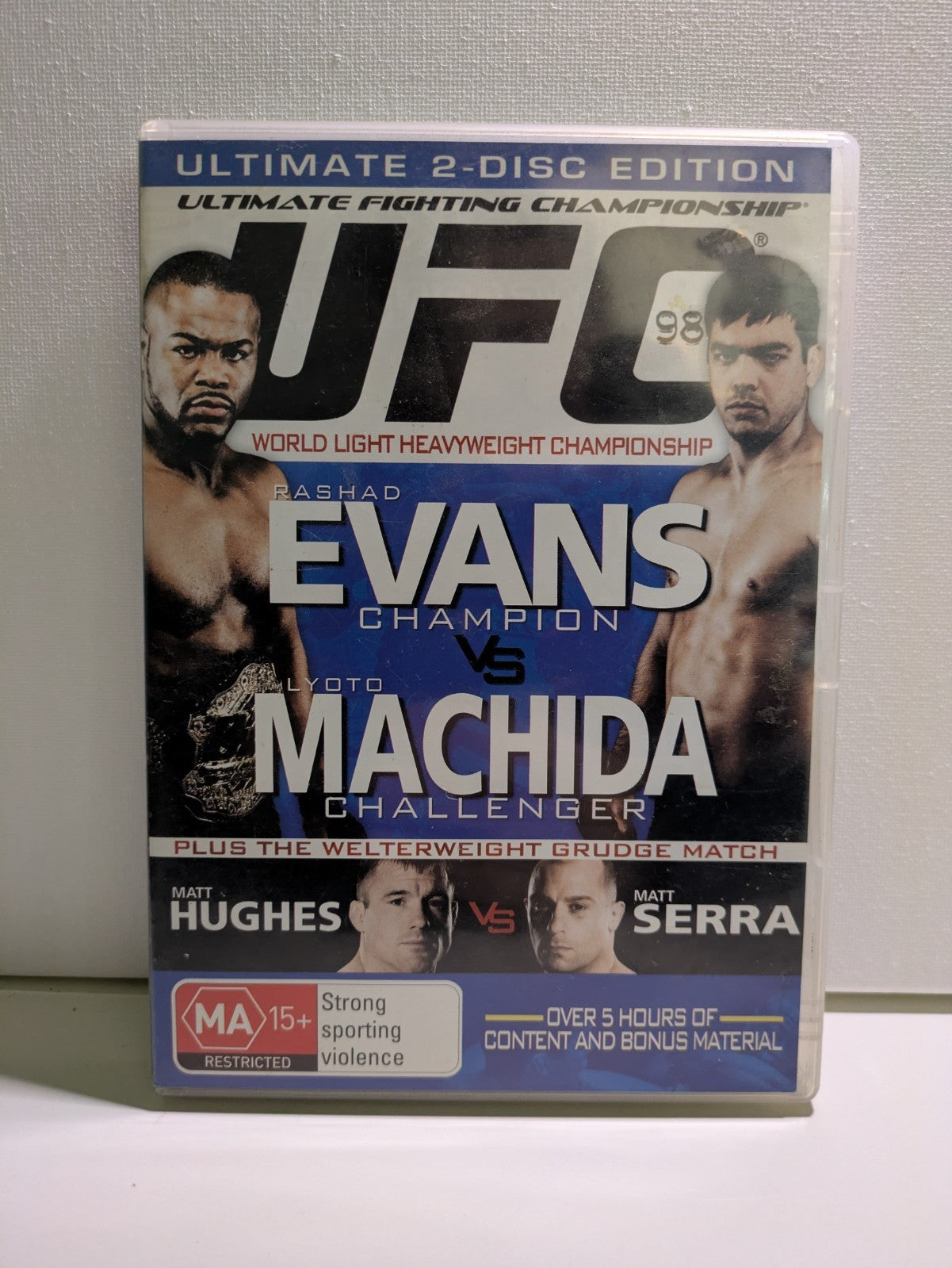 UFC 98 Evans Vs Machida DVD 2009 Region 4 Retro Exchange Australia
