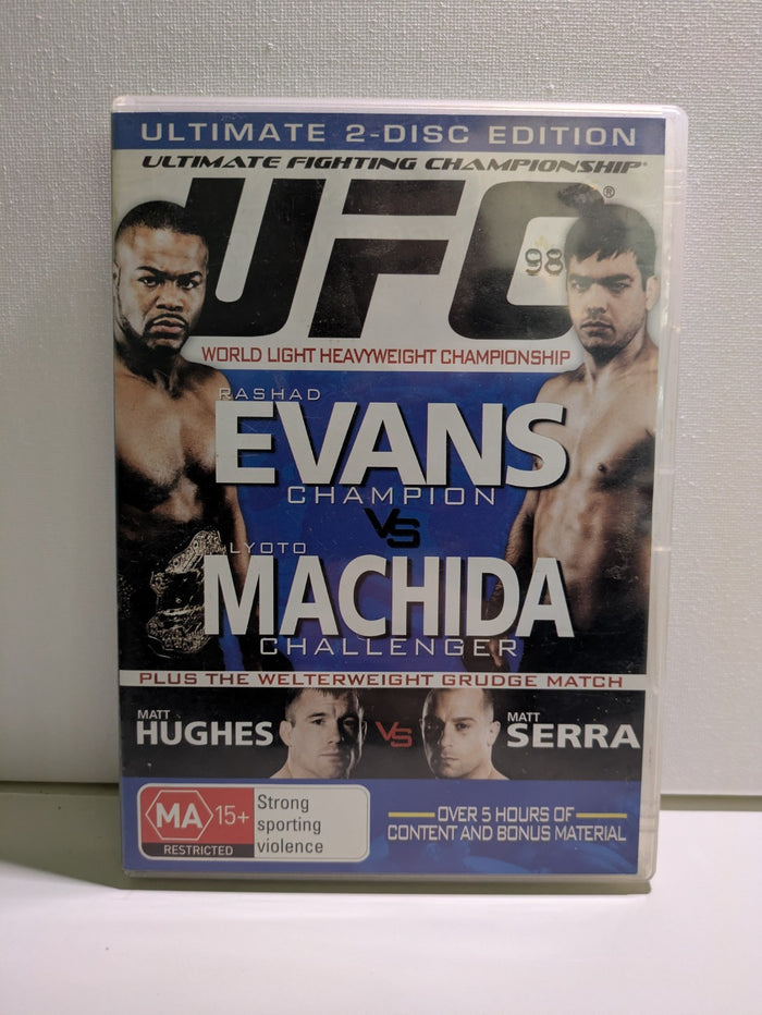 UFC 98 Evans Vs Machida DVD 2009 Region 4 | Retro Exchange