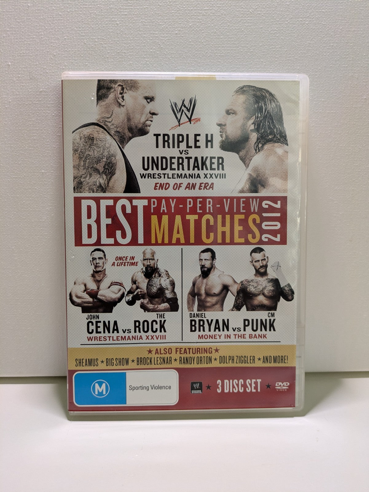 WWE Best Pay-Per-View Matches Of 2012 DVD 3 Disc Set Region 4 Retro Exchange Australia