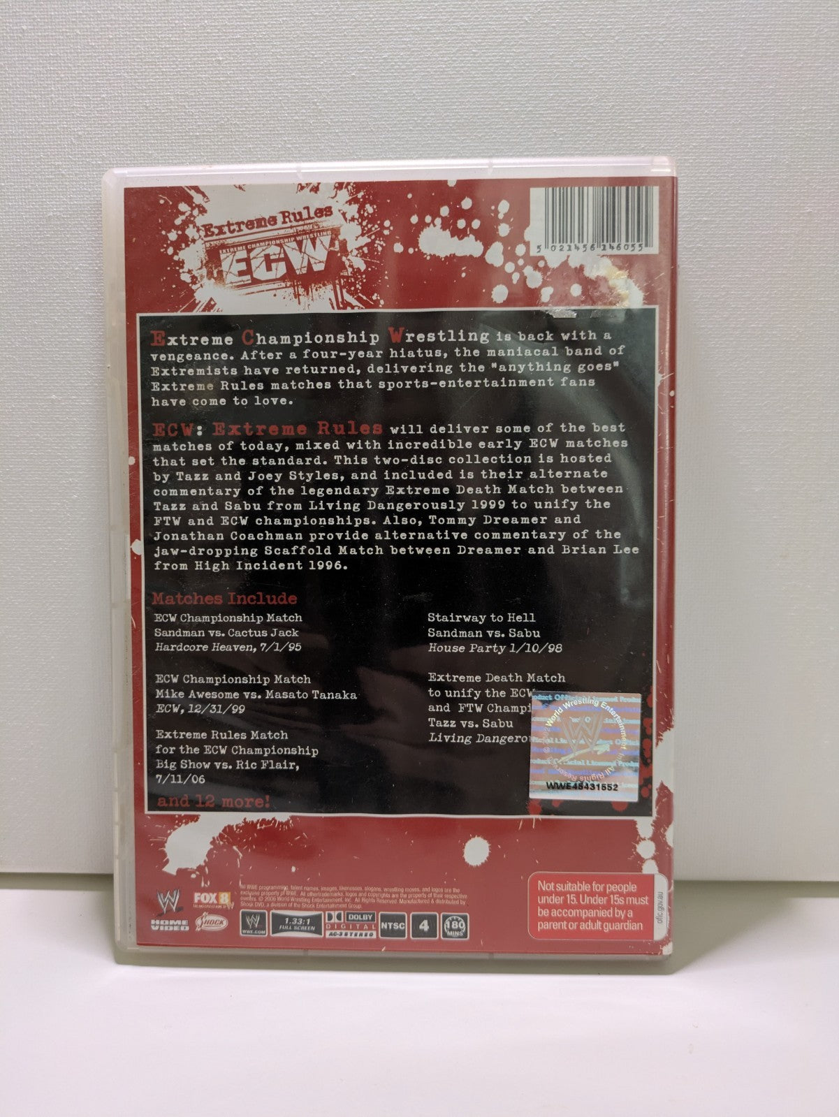 WWE ECW Wrestling Extreme Rules DVD Retro Exchange Australia