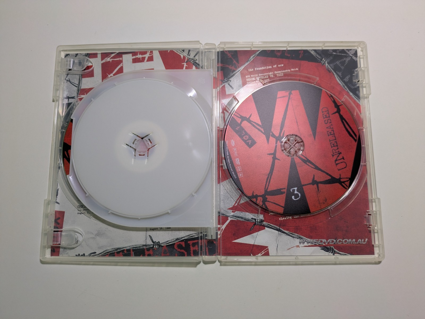ECW Unreleased Vol. 1 DVD 2012 3-Disc Set Retro Exchange Australia