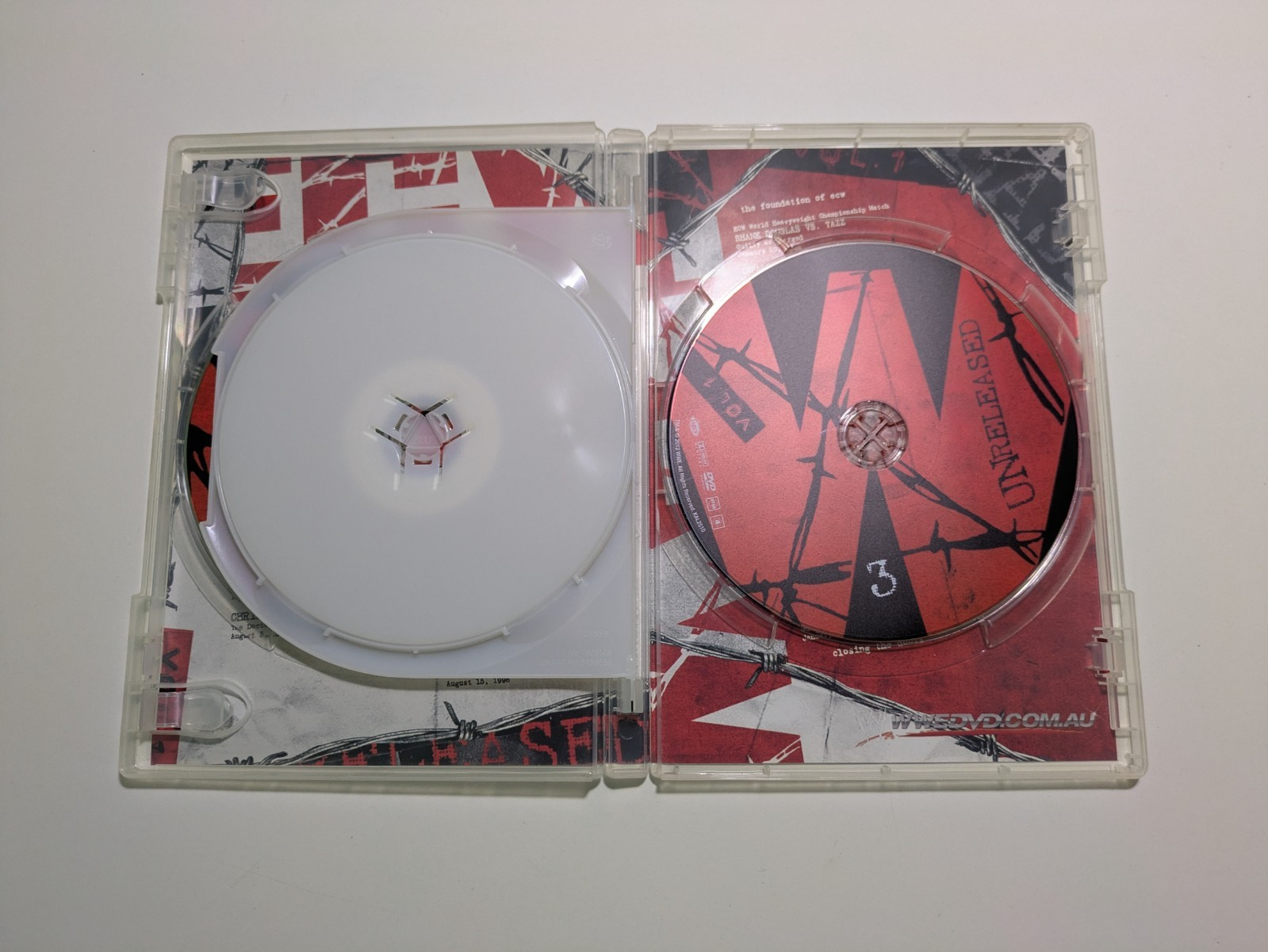 ECW Unreleased Vol. 1 DVD 2012 3-Disc Set Retro Exchange Australia