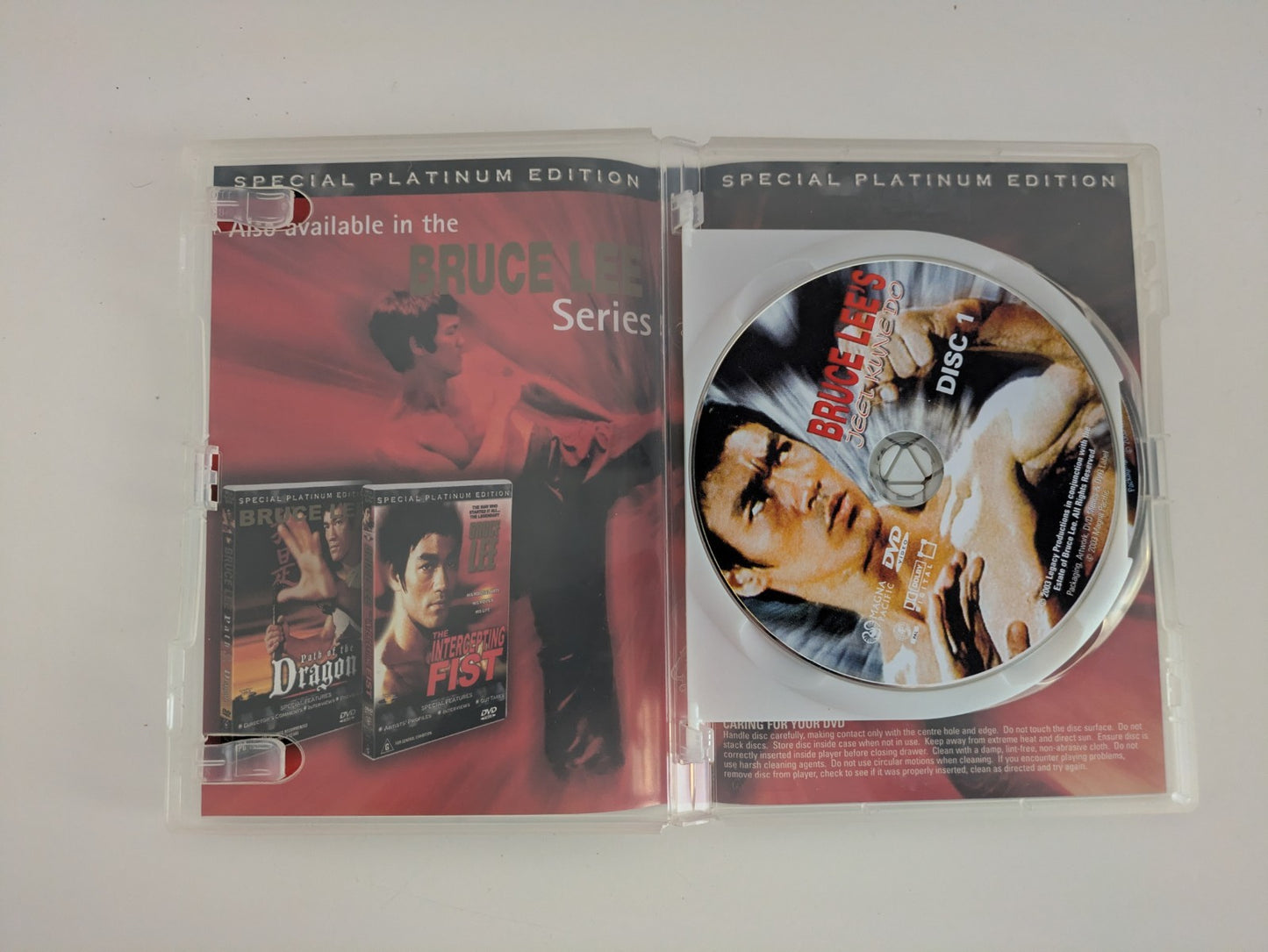 Bruce Lee's Jeet Kune Do Martial Arts Documentary Film 2 DVD set R 4 Retro Exchange Australia