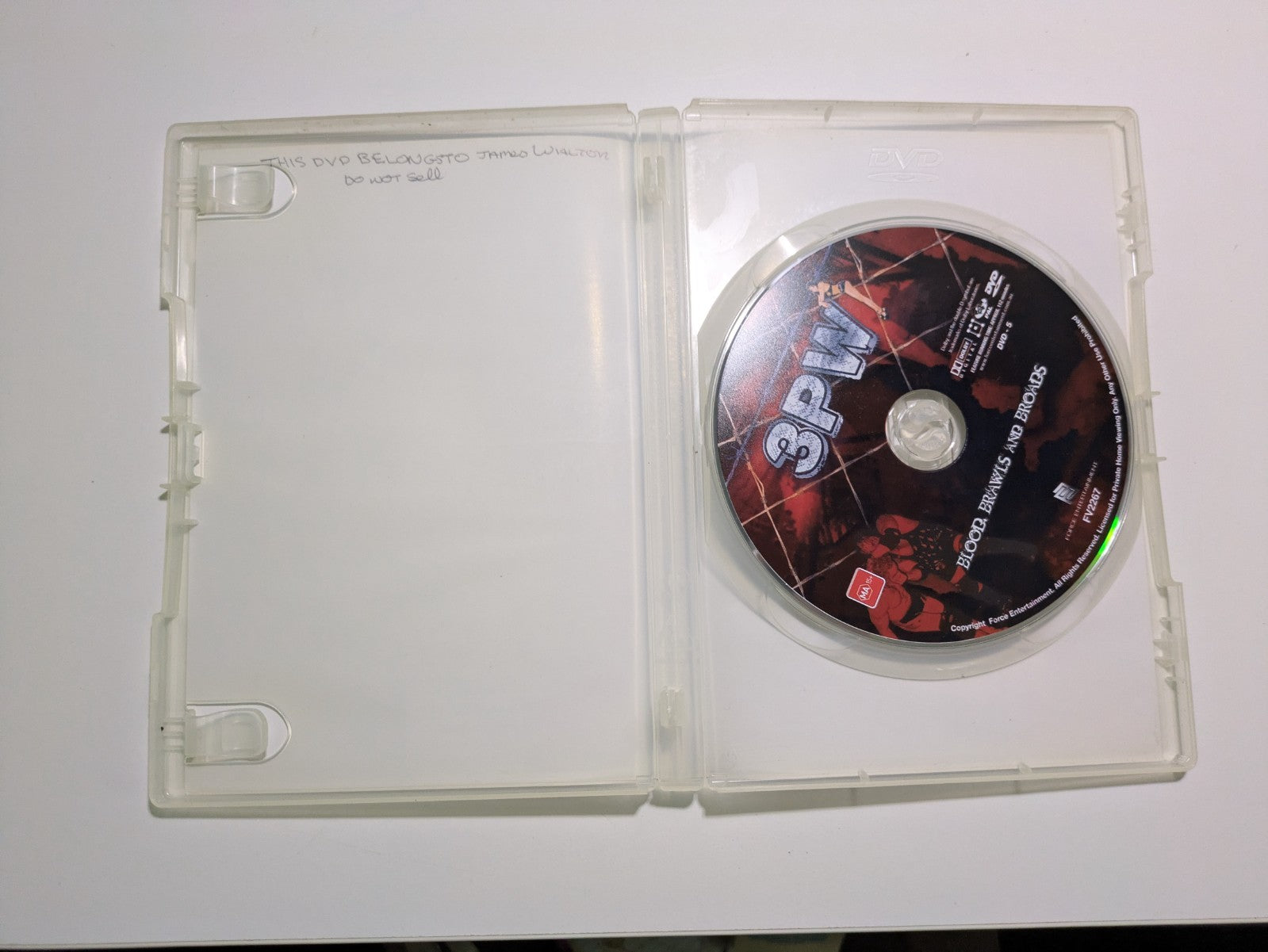 3PW Blood Brawls and Broads DVD Hardcore Wrestling Reg 4 2006 Retro Exchange Australia