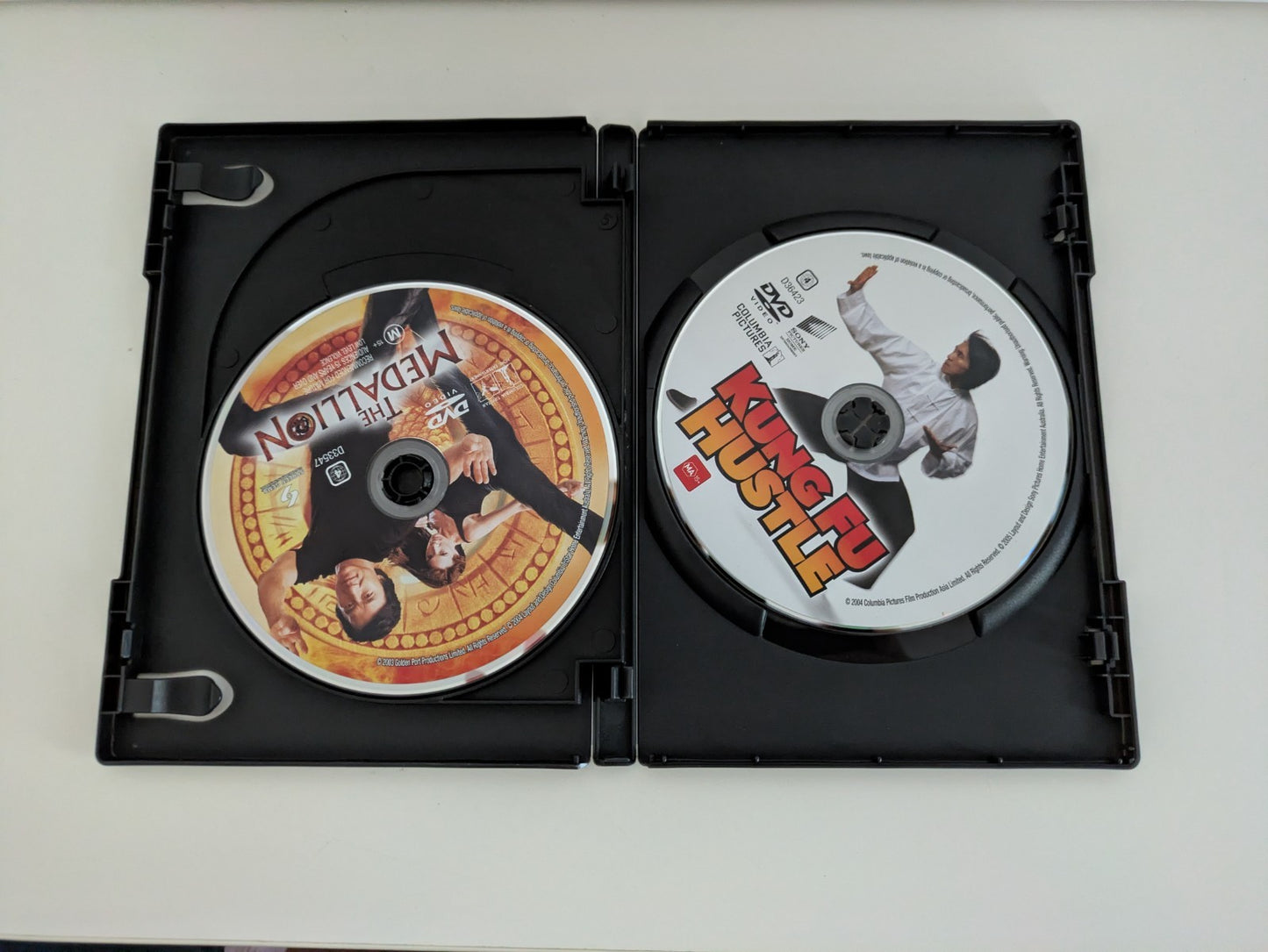 The One / The Medallion / Kung Fu Hustle DVD RG 4 3 Movies Retro Exchange Australia