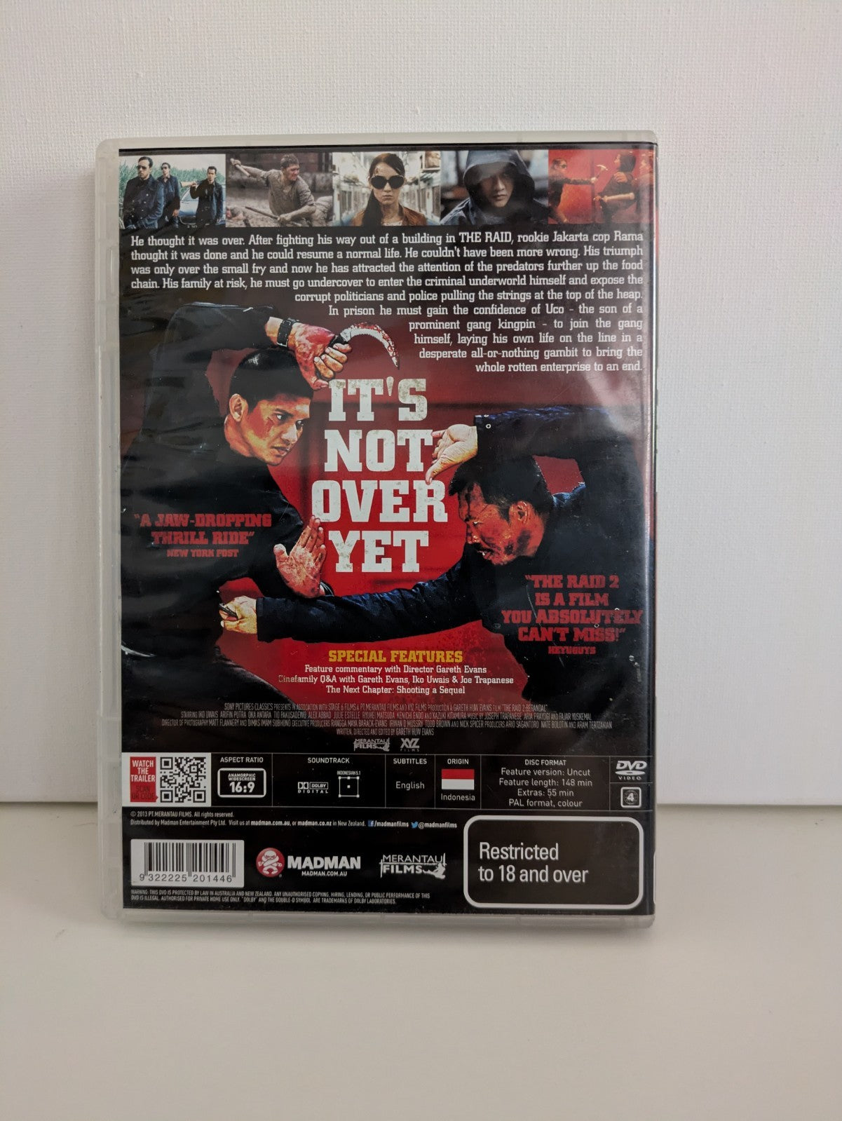 The Raid 2 DVDEnglish Subs Reg 4 Retro Exchange Australia
