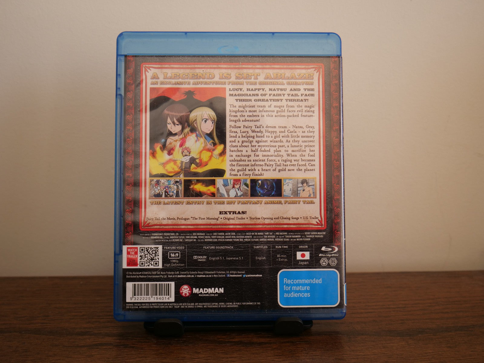 Fairy Tail Phoenix Priestess The Movie Blu-ray Anime Region A/B DVD RetroExchange Australia