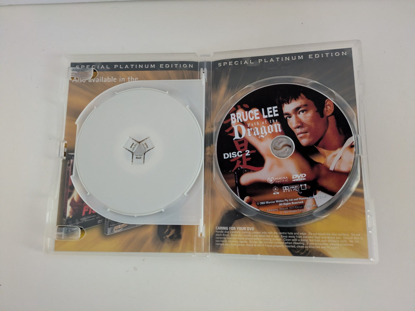 Path of the Dragon Bruce Lee 2 Disc R4 DVD Retro Exchange Australia