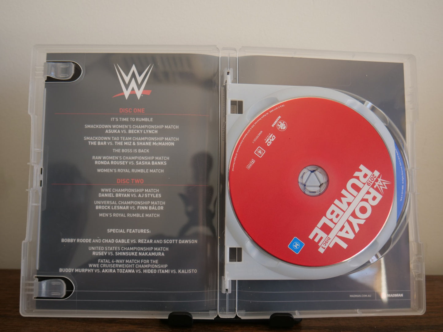 WWE-Royal Rumble 2019 (DVD, 2019) Sports Region 4 DVD RetroExchange Australia