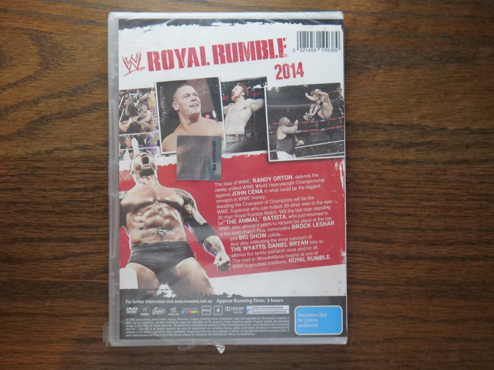 WWE - Royal Rumble 2014 (DVD) - Sealed Retro Exchange Australia