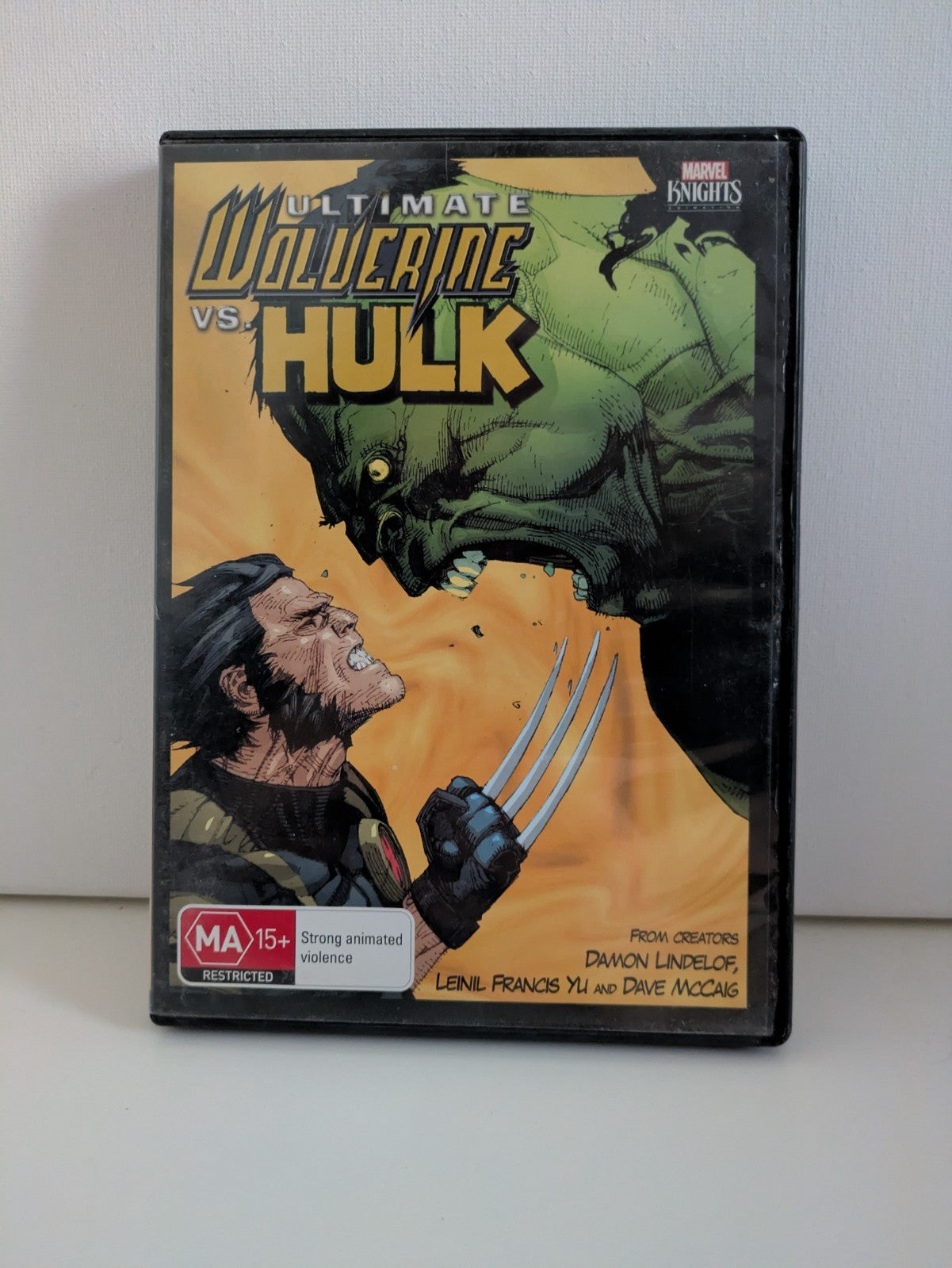 Marvel Knights-Ultimate Wolverine Vs. Hulk (DVD, 2013) Animation Movie Reg 4 DVD RetroExchange Australia