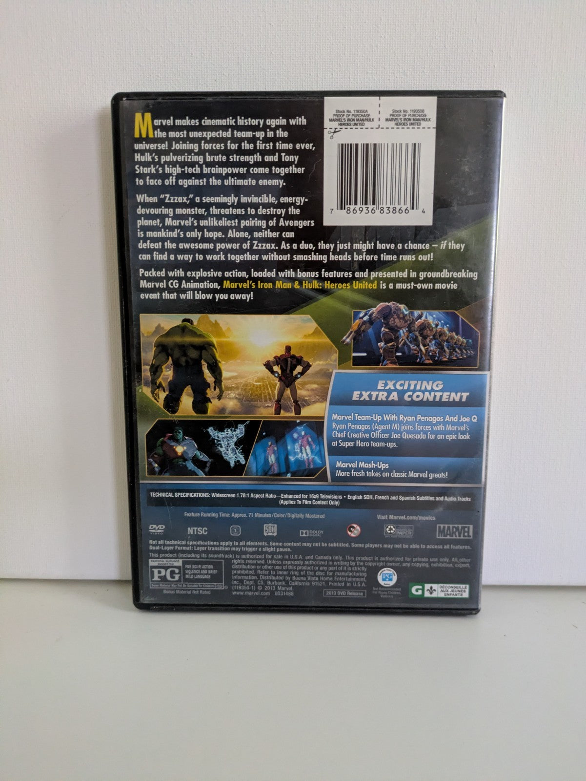 Iron Man & Hulk-Heroes United (DVD) DVD RetroExchange Australia