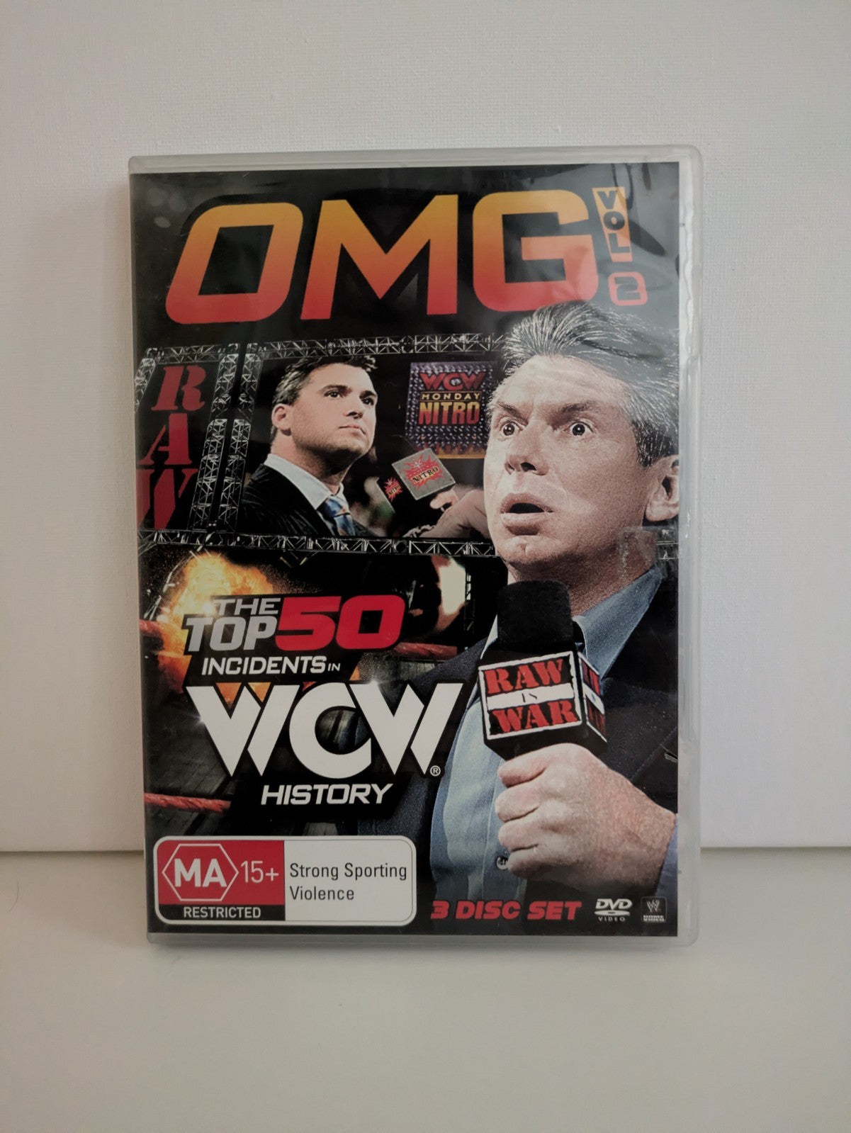 WWE OMG! The Top 50 Incidents In WCW History Vol 2 DVD 2014 Retro Exchange Australia