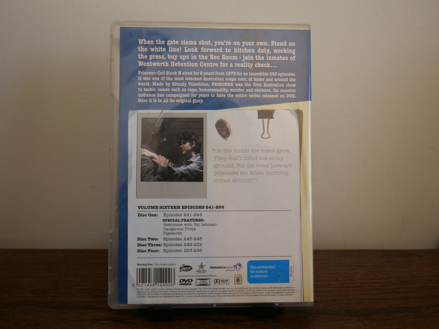 Prisoner Cell Block H Volume 16 Episodes 241-256 DRAMA DVD DVD RetroExchange Australia