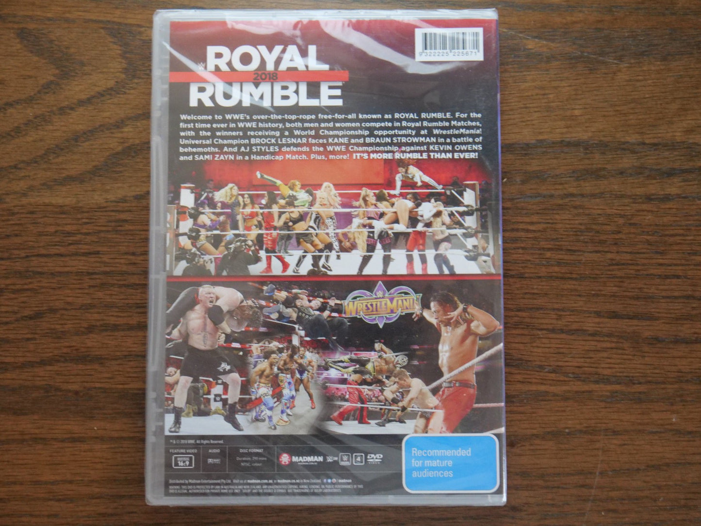 WWE-Royal Rumble 2018 (DVD) - Sealed Retro Exchange Australia