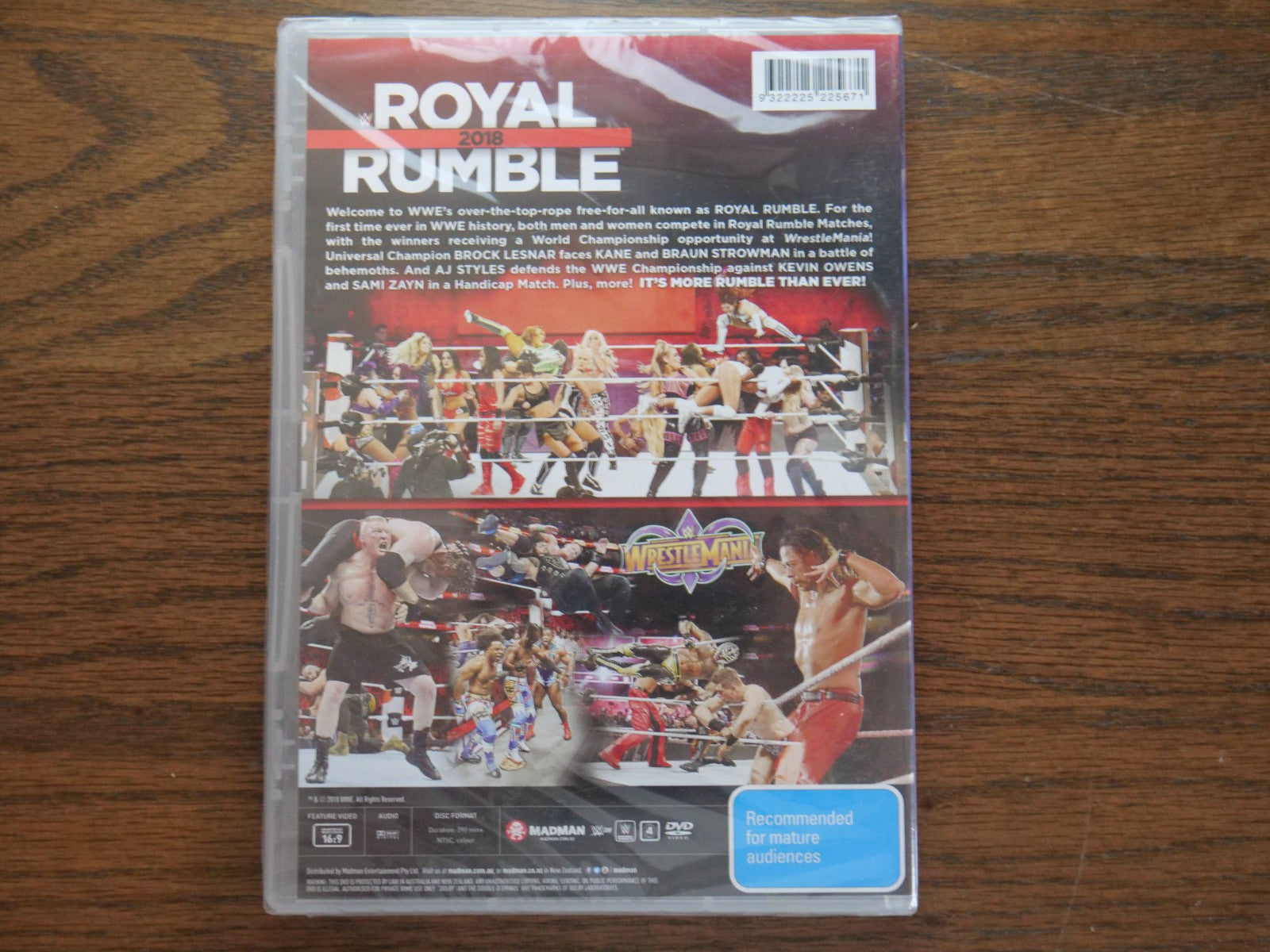 WWE-Royal Rumble 2018 (DVD) - Sealed Retro Exchange Australia