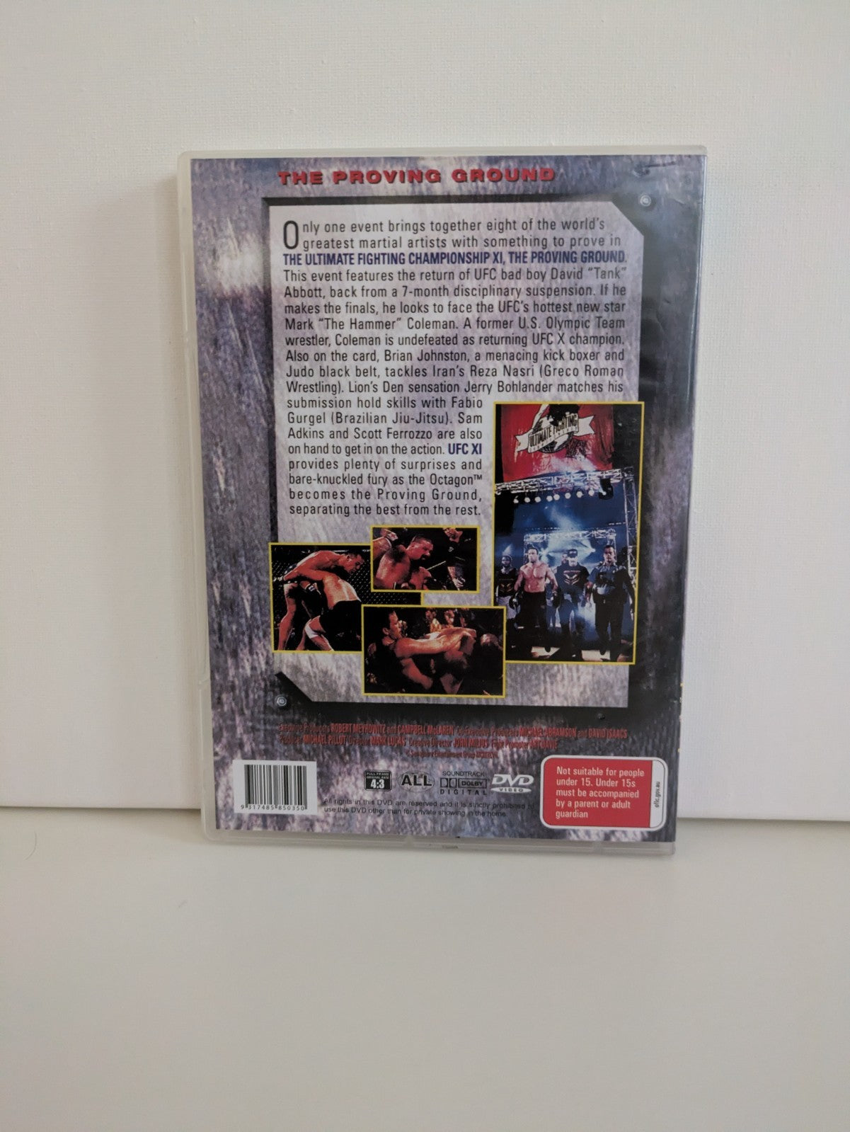 The Ultimate Fighting Championship UFC XI Proving Ground Dvd Retro Exchange Australia