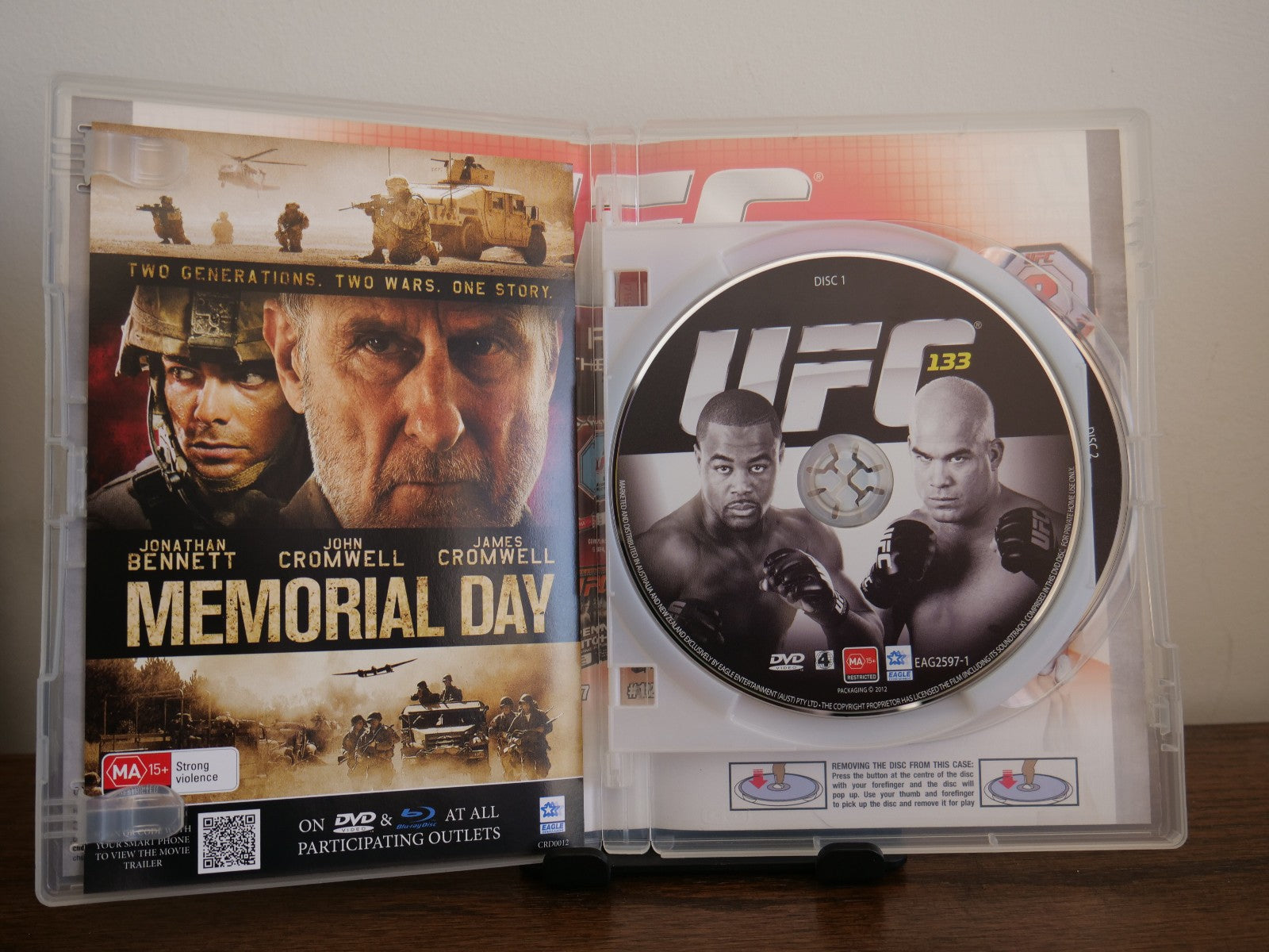 UFC 133: Evans vs Ortiz DVD 2011 Ultimate 2-Disc Edition Rashad Evans Sports DVD RetroExchange Australia