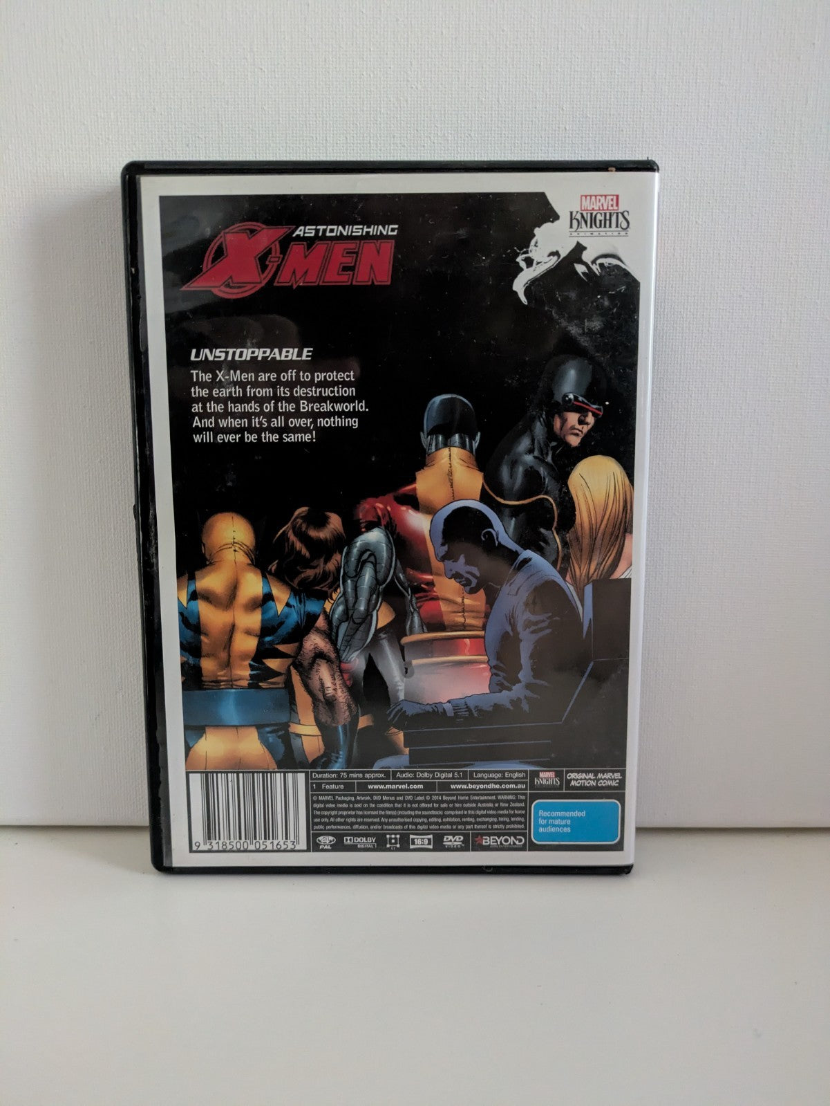 X-Men: Astonishing - set of 4 DVDs - Gifted/ Unstoppable/ Dangerous/ Torn R4 Nintendo DVD RetroExchange Australia