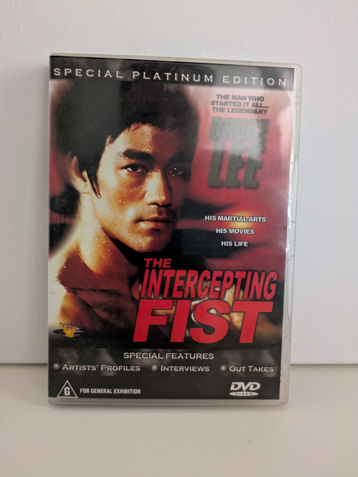 The Intercepting Fist, DVD, Bruce Lee, VGC, 2 Disc Set, Region 4 Retro Exchange Australia