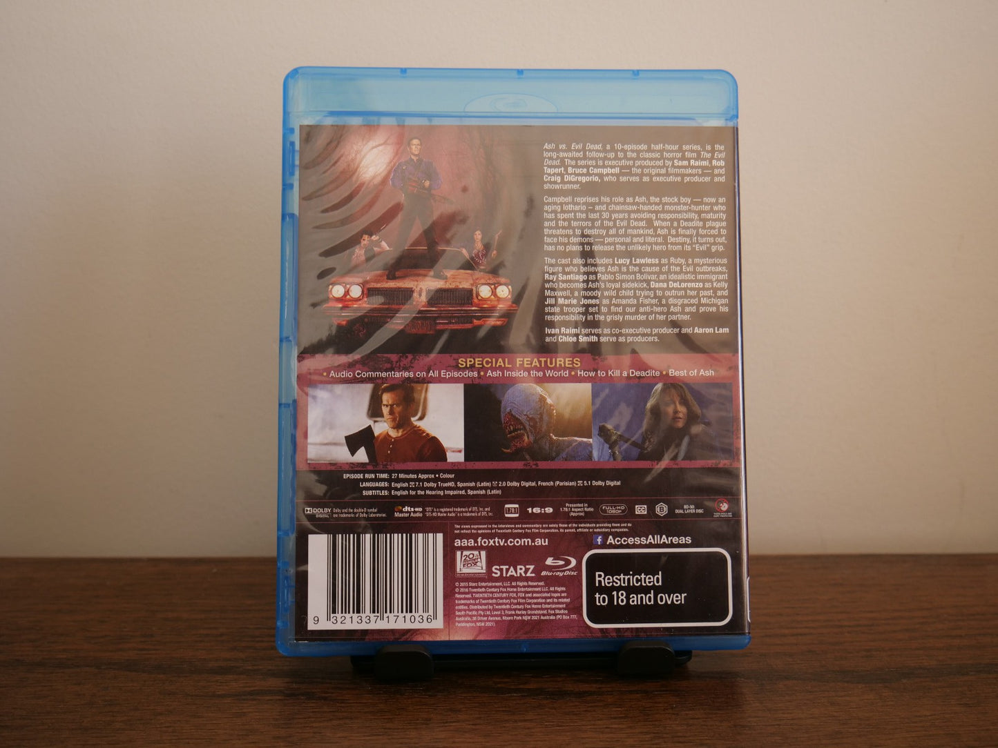 Ash Vs Evil Dead : Season 1 (Blu-ray, 2015) With Slip Case Horror DVD RetroExchange Australia