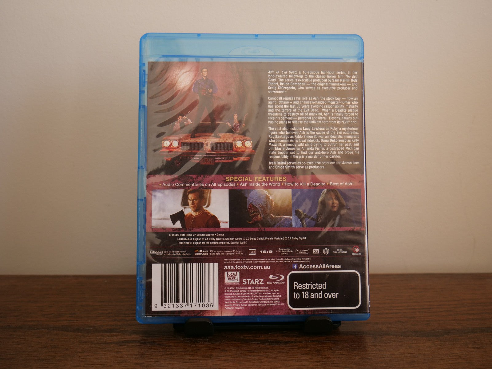 Ash Vs Evil Dead : Season 1 (Blu-ray, 2015) With Slip Case Horror DVD RetroExchange Australia