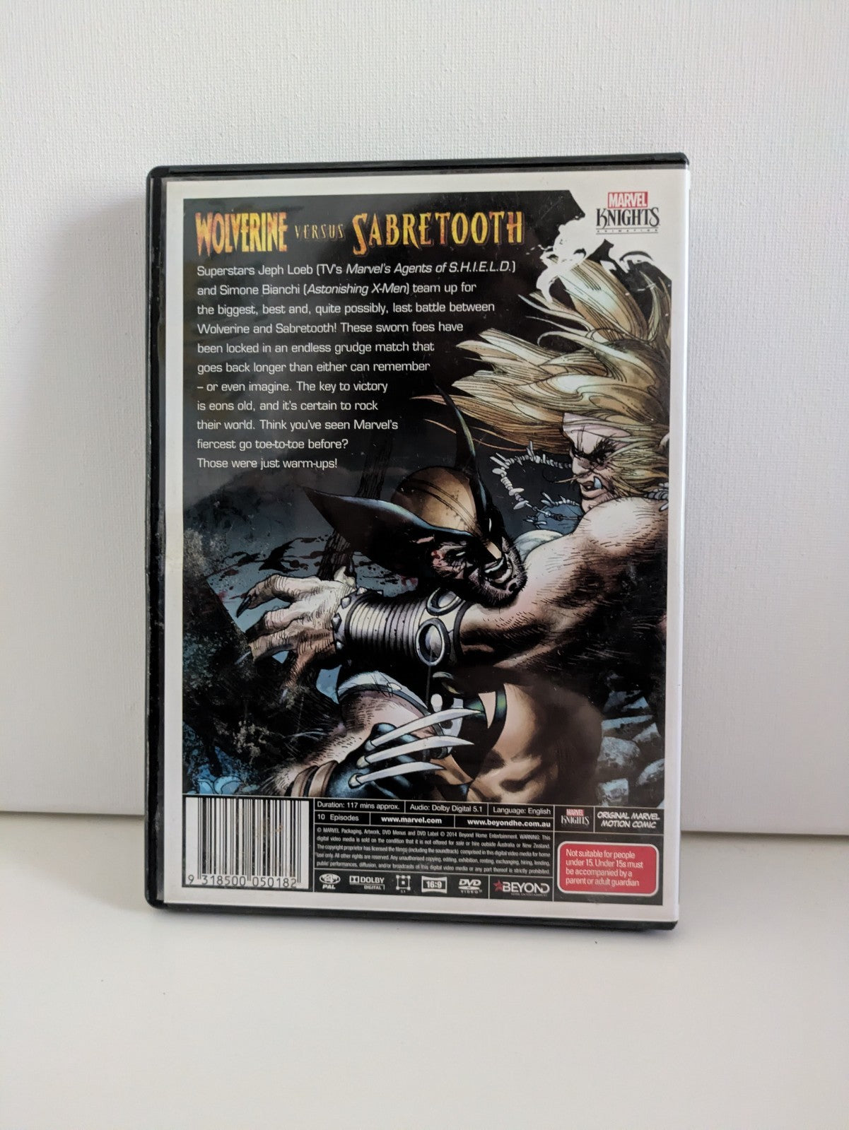 WOLVERINE Versus SABRETOOTH DVD R4 2014 DVD RetroExchange Australia