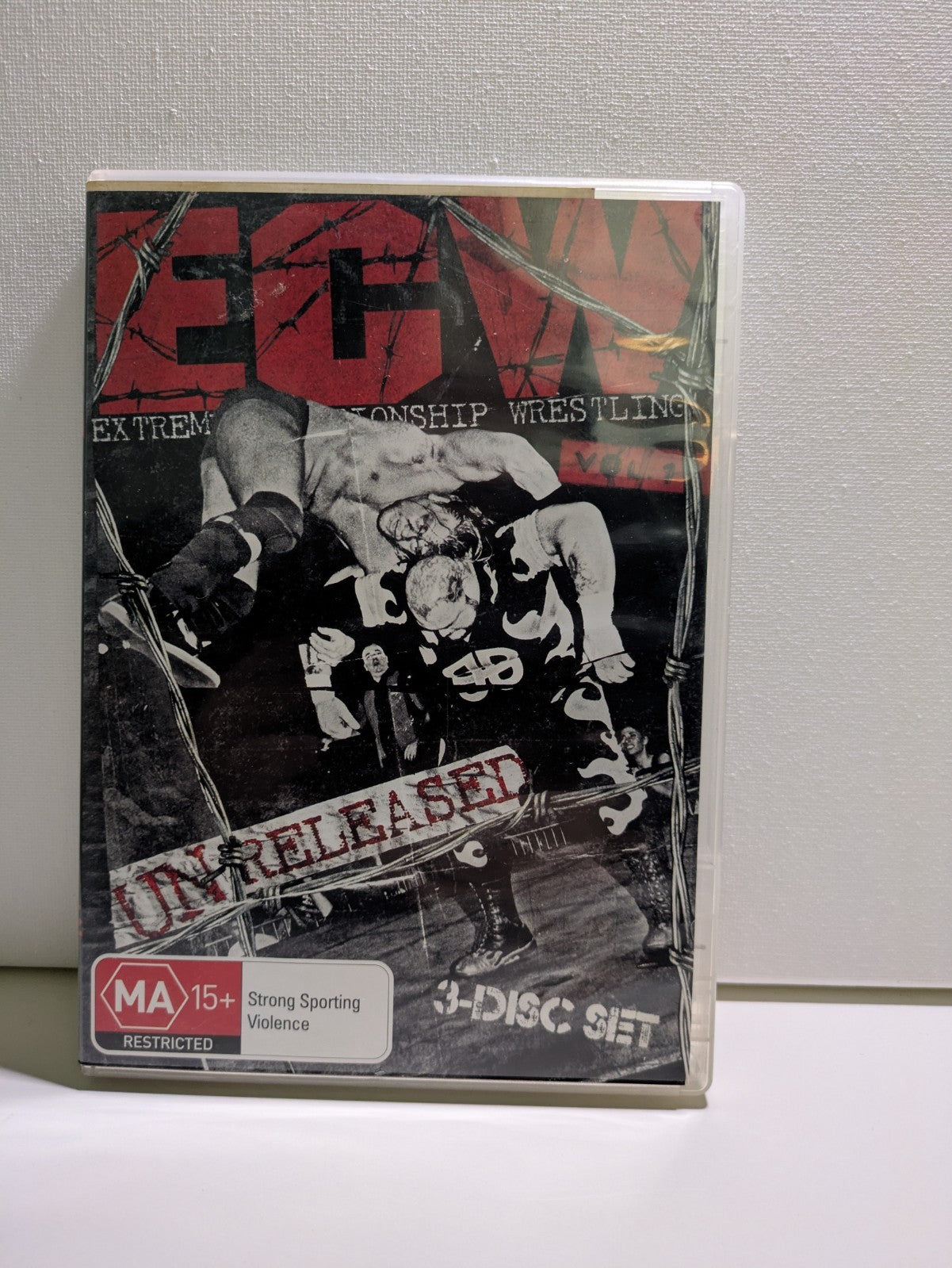 ECW Unreleased Vol. 1 DVD 2012 3-Disc Set Retro Exchange Australia