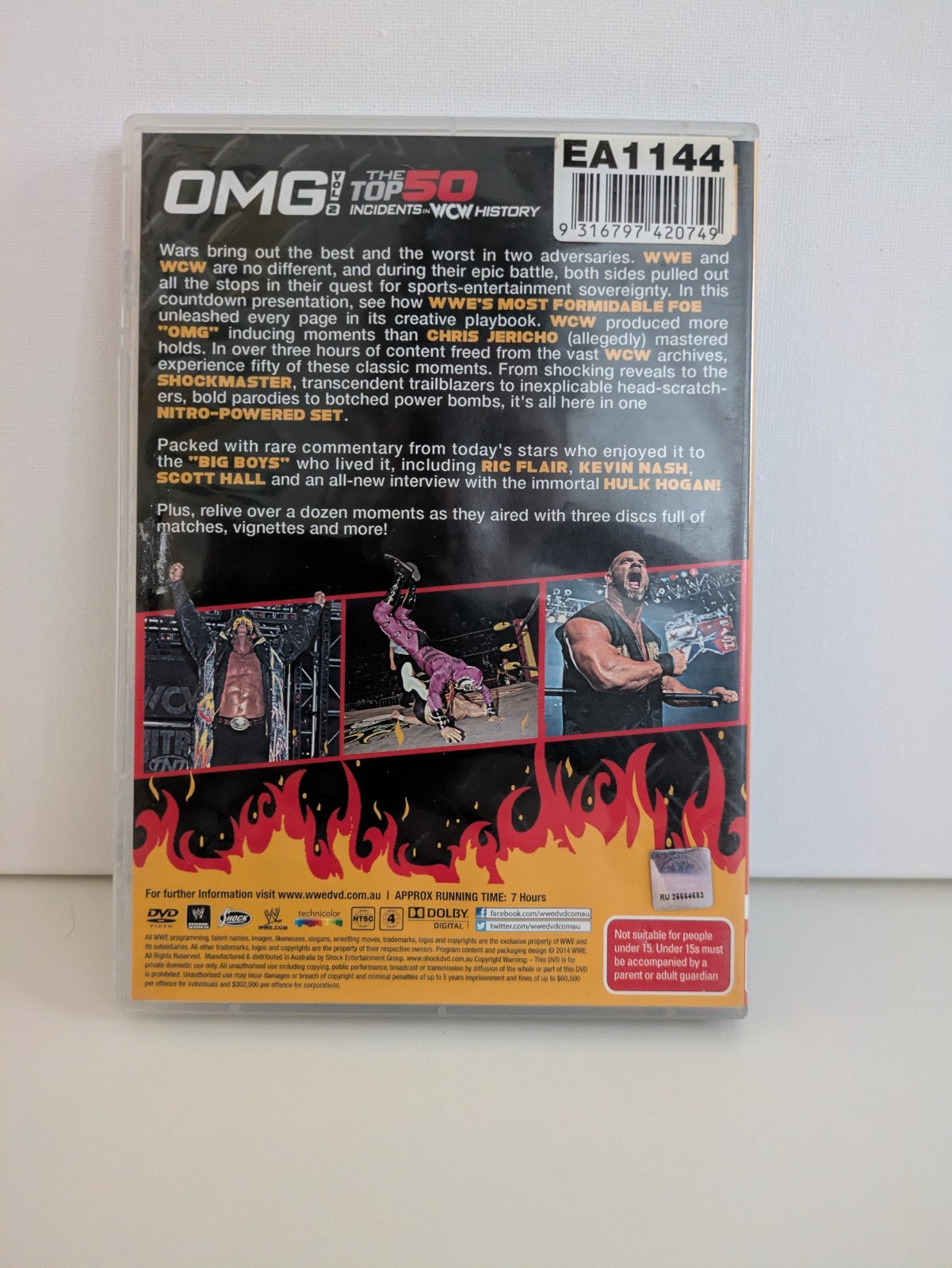 WWE OMG! The Top 50 Incidents In WCW History Vol 2 DVD 2014 Retro Exchange Australia