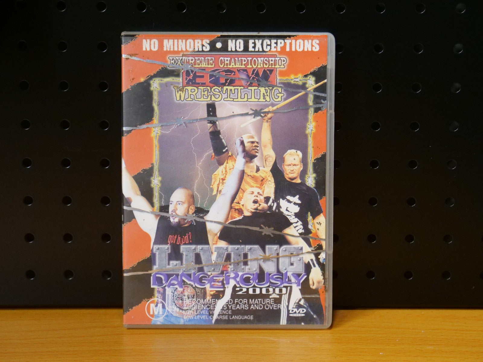 ECW Living Dangerously 2000 Wrestling DVD Retro Exchange Australia