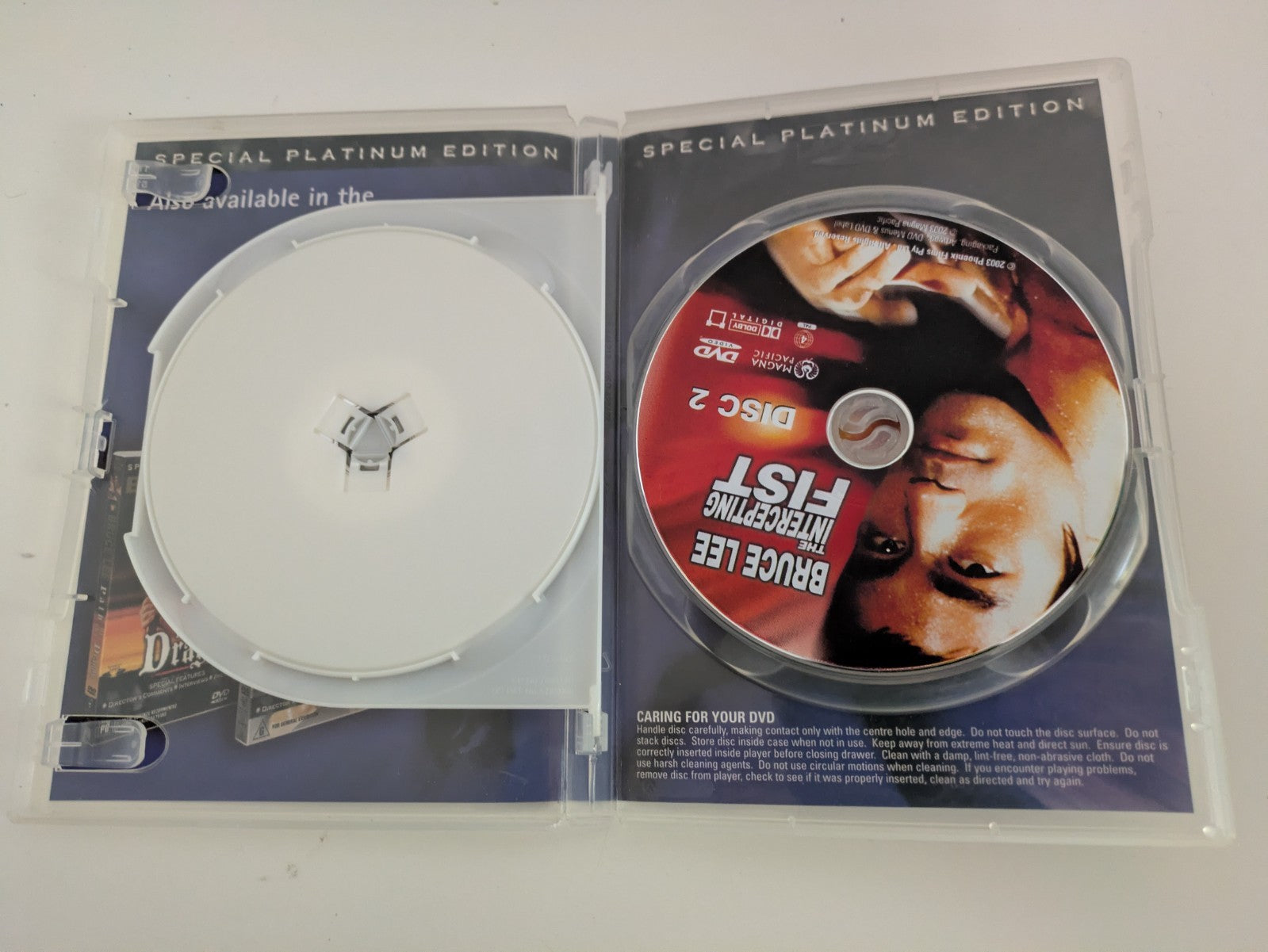 The Intercepting Fist, DVD, Bruce Lee, VGC, 2 Disc Set, Region 4 Retro Exchange Australia