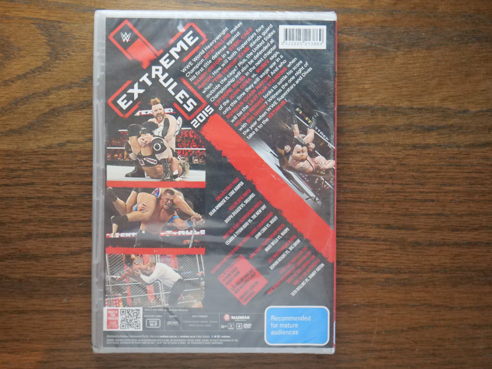 WWE - Extreme Rules 2015 (DVD) - Sealed Retro Exchange Australia