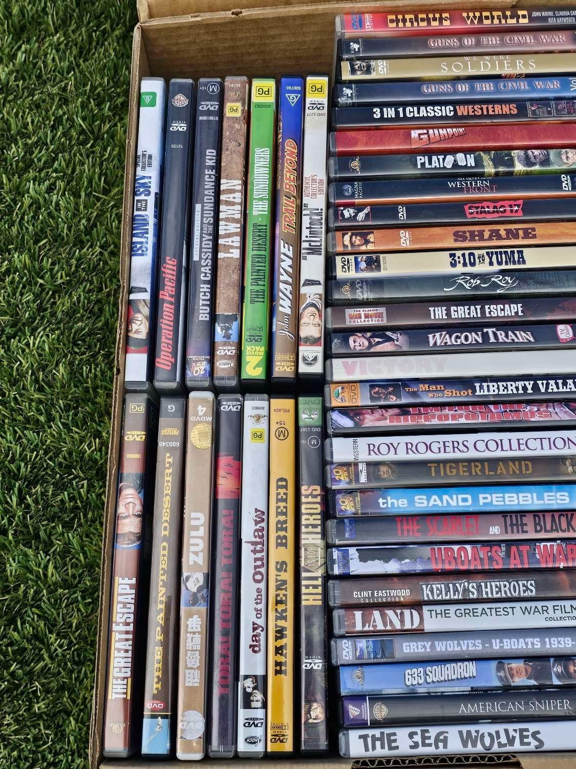 Western DVD Bulk Lot – 90-100 DVDs Per Box – Random Selection – Mixed Titles Nintendo DVD RetroExchange Australia