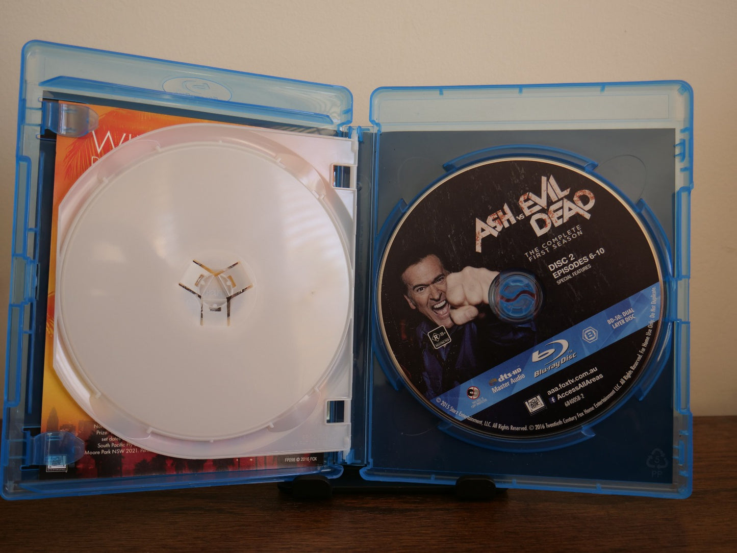 Ash Vs Evil Dead : Season 1 (Blu-ray, 2015) With Slip Case Horror DVD RetroExchange Australia