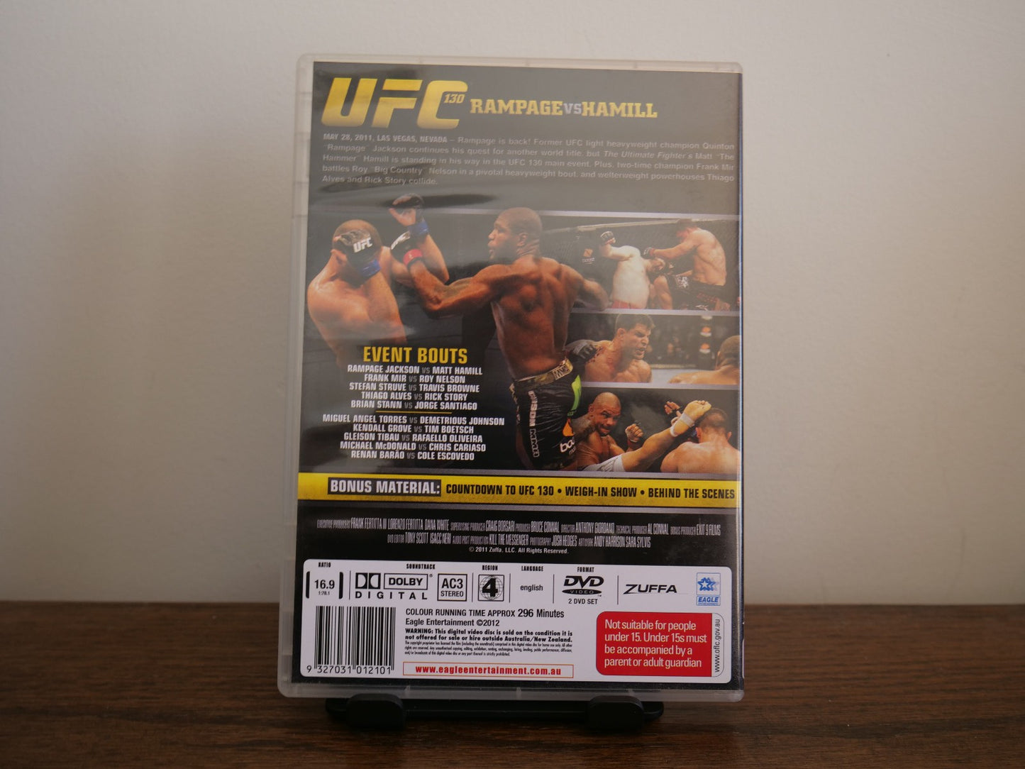UFC #130 - Rampage Vs Hamill (DVD 2011) Mir Vs Nelson Ultimate 130 Sports DVD RetroExchange Australia