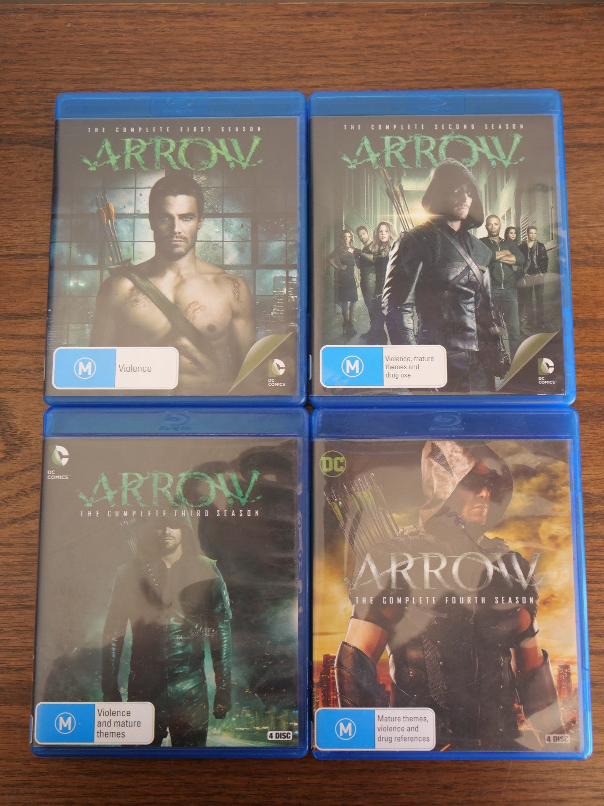 Arrow: The Complete Season 1-4 Bluray Scifi Region 4 DVD RetroExchange Australia