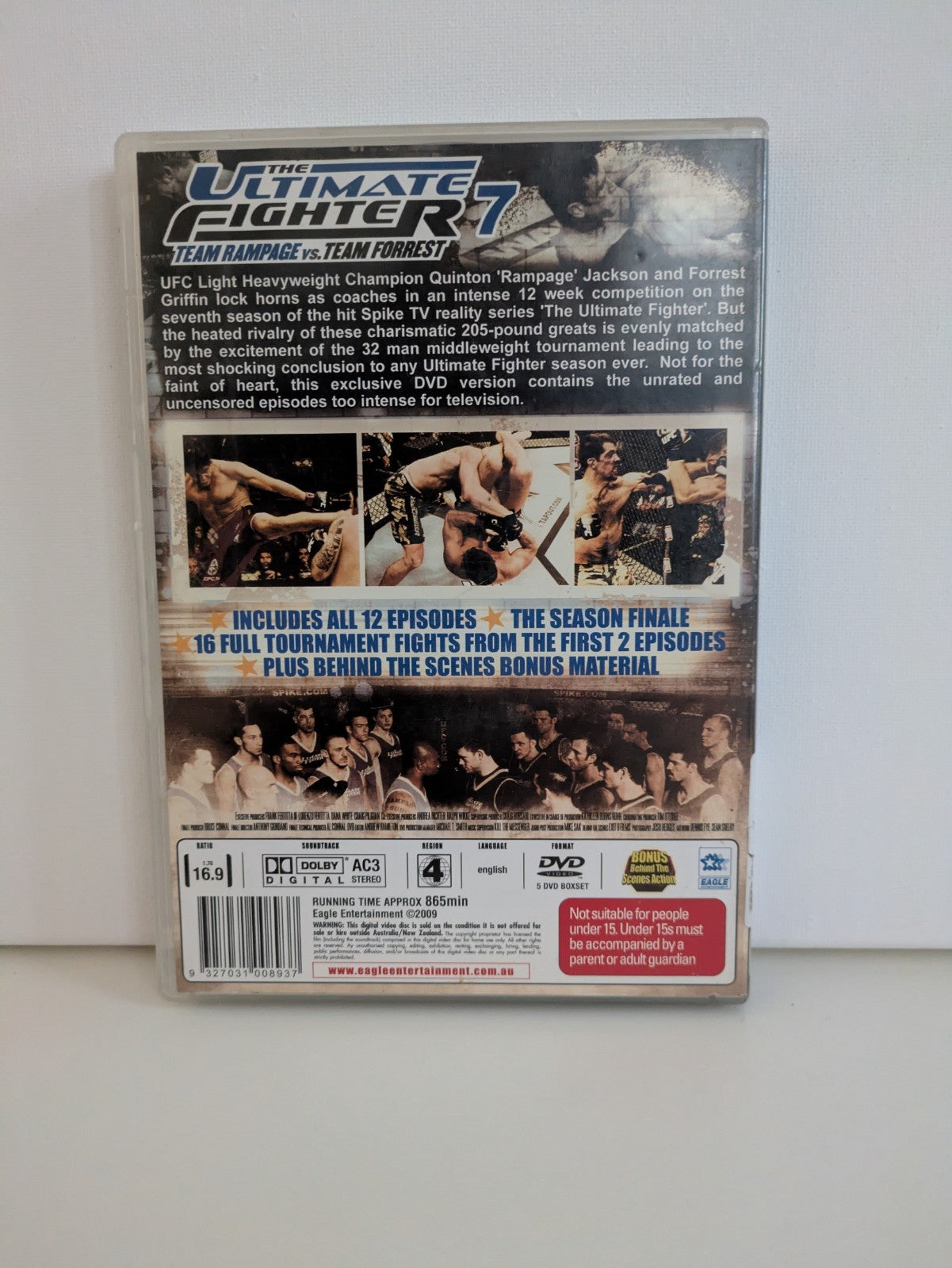 UFC Ultimate Fighter Season 7 DVD 5-Disc set Retro Exchange Australia
