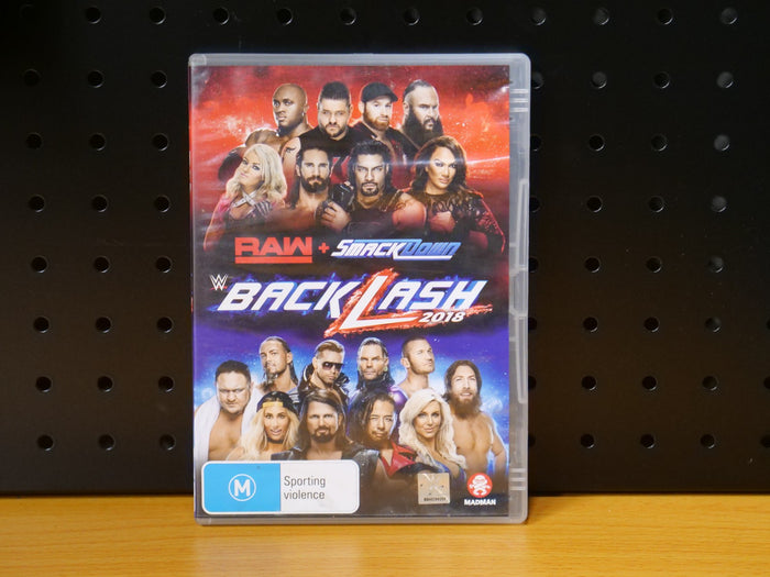 WWE Backlash 2018 DVD R4 Raw + Smackdown Roman Reigns Samoa Joe Seth Rollins | Retro Exchange