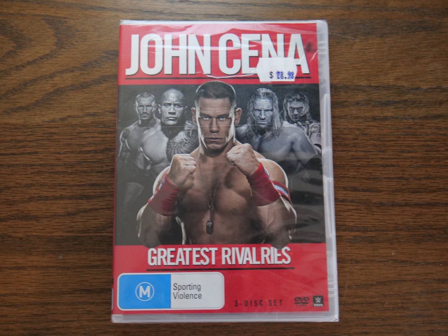WWE - Greatest Rivalries - John Cena (DVD, Region 4) 3-Disc Set - Sealed Retro Exchange Australia
