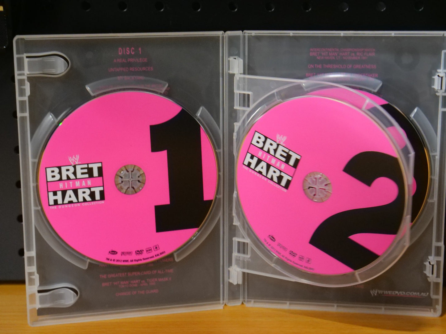 Bret “Hitman” Hart: The Dungeon Collection WWE | 3-Discs | Aussie Region 4 DVD Dvd Box Set Retro Exchange Australia