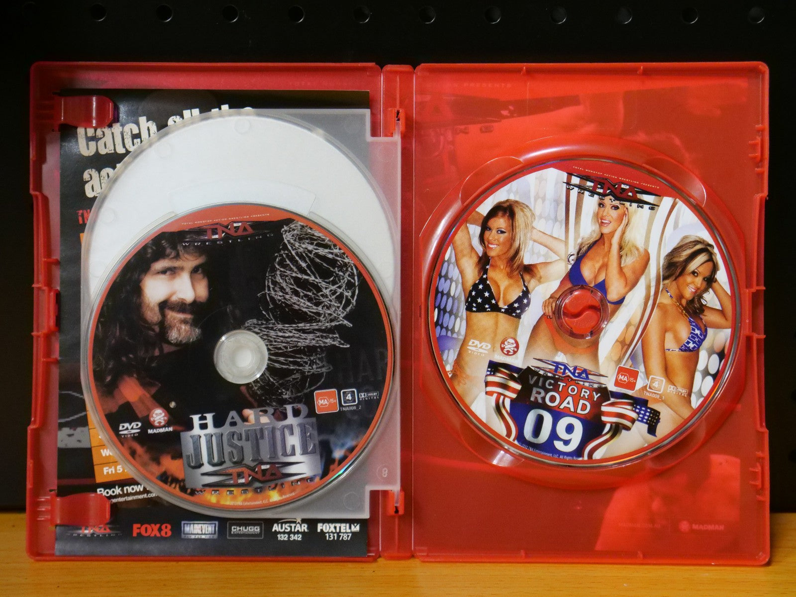 TNA Cross The Line Victory Road 09 Hard Justice No Surrender Wrestling DVD Retro Exchange Australia