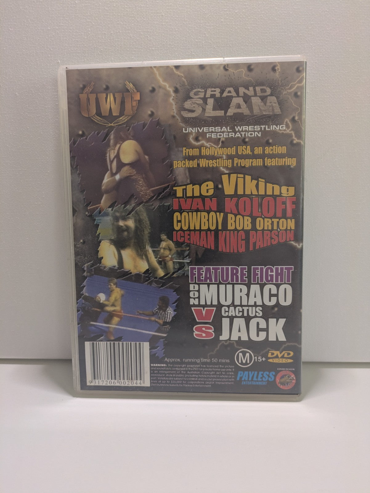 UWF - feat Cactus Jack - Grand Slam - Wrestling DVD Retro Exchange Australia