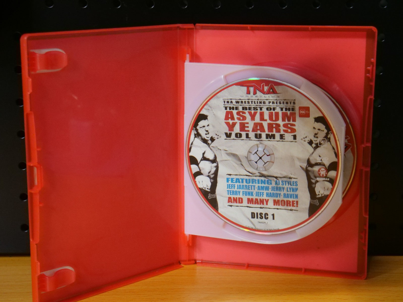WWE TNA The Best of The Asylum Years Volume 1 DVD - AJ Styles Jeff Hardy Abyss Retro Exchange Australia