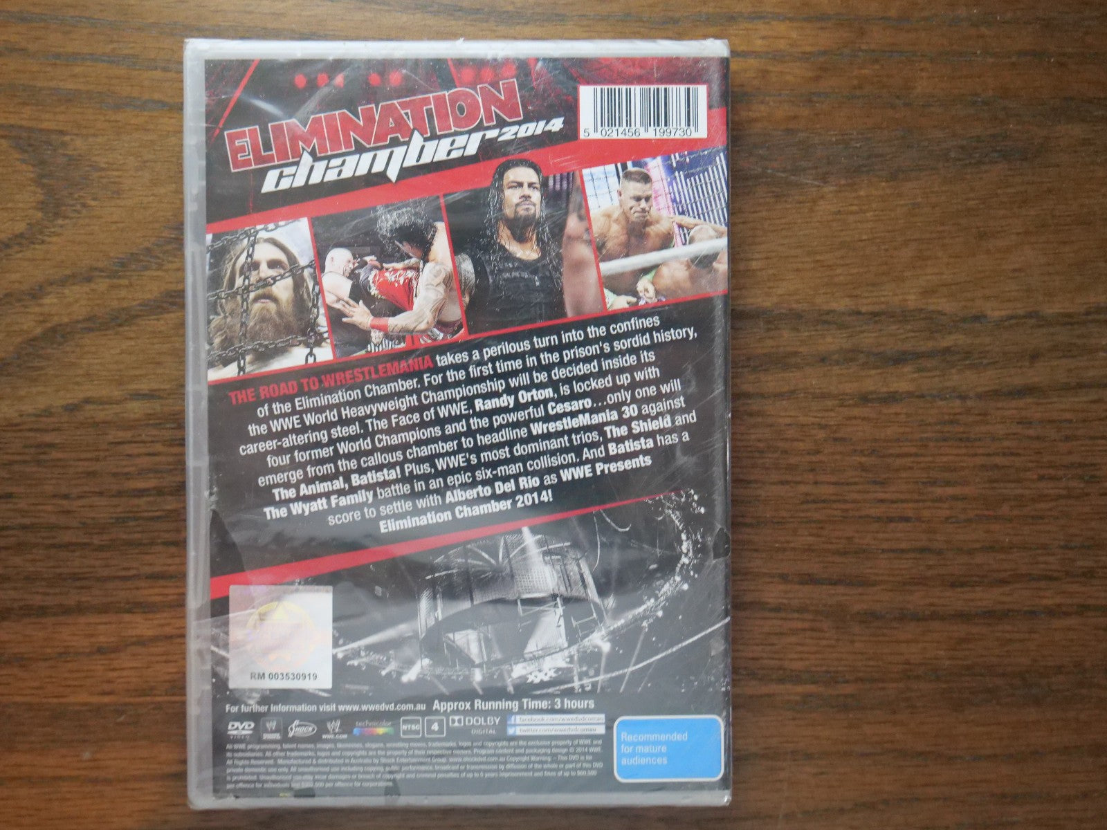 WWE - Elimination Chamber 2014 (DVD, Region 4) - Sealed Retro Exchange Australia