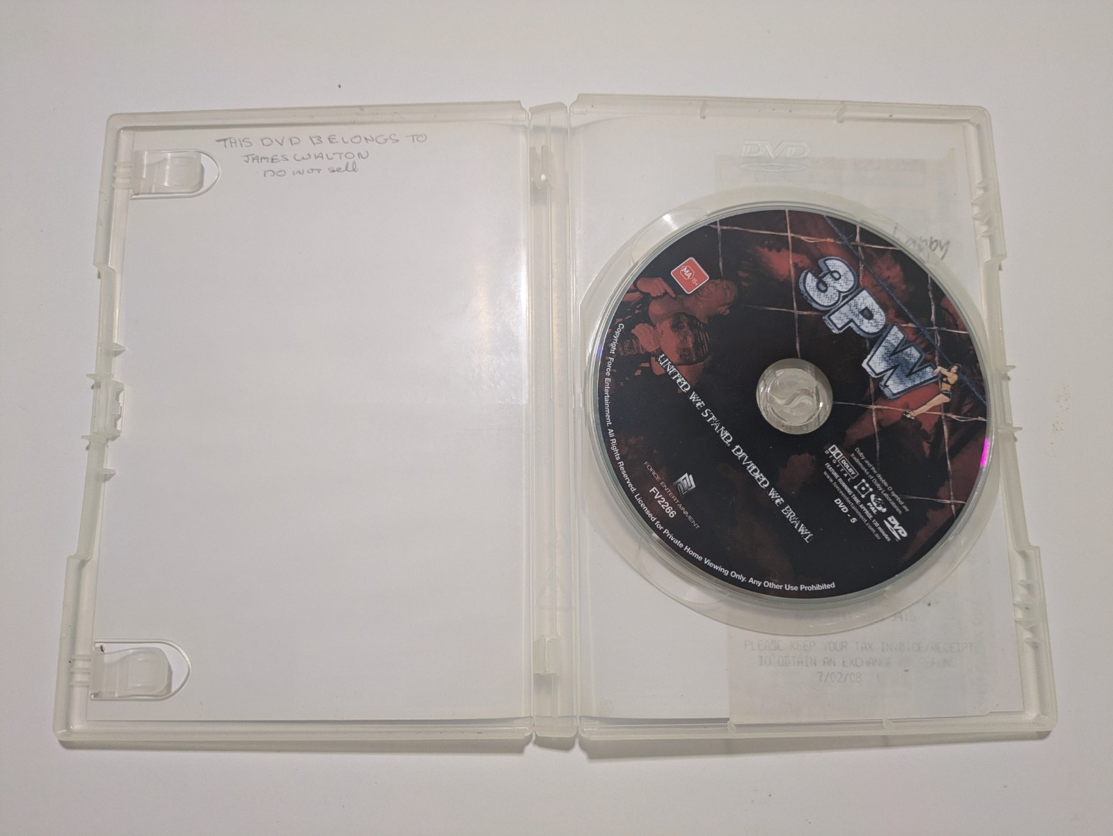 3PW - United We Stand, Divided We Brawl - Region 4 - WWE WCW Dvd Retro Exchange Australia